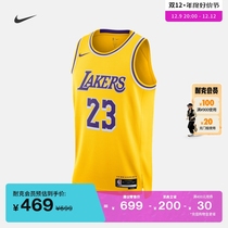 Nike Nike Official 2022-23 season Los Angeles Lakers DRI-FIT NBA Mens jersey DN2009