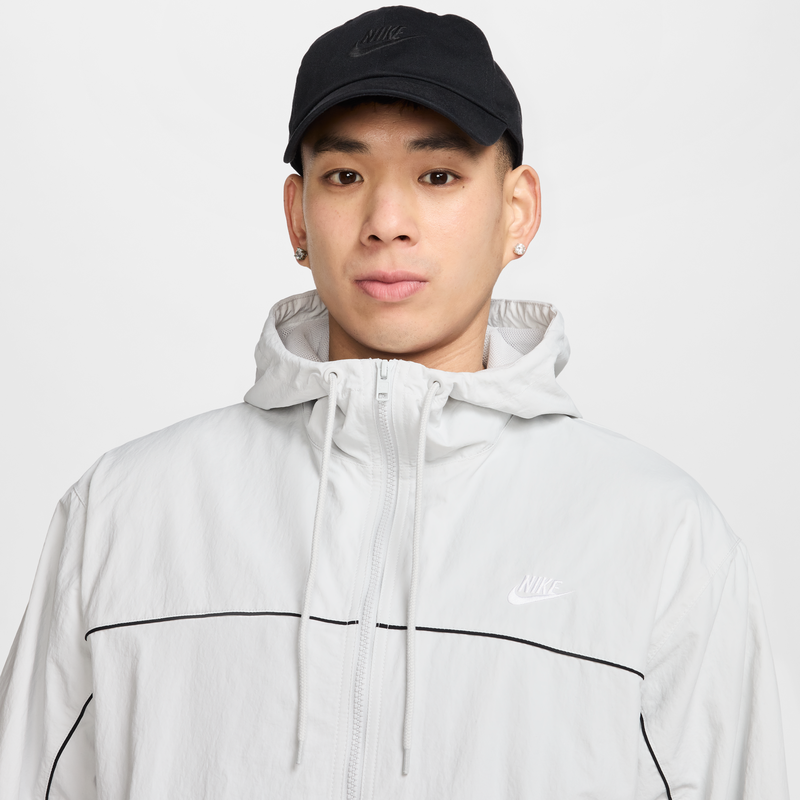 耐克男子宽松连帽夹克春季外套美式复古轻便运动拼接NIKE HJ2013,淘宝优惠券,粉丝福利购,淘宝优惠卷