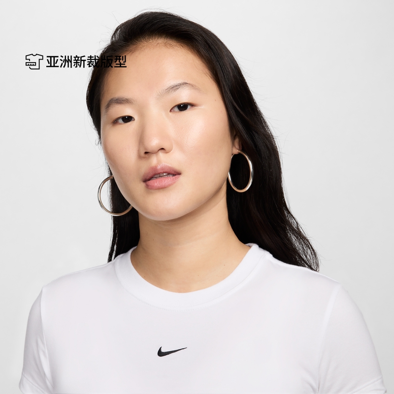 Nike耐克官方CHILL KNIT女子正肩T恤夏季新款修身针织舒适FV5509 - 图0