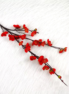 仿真花天津梅花客厅电视柜装饰品