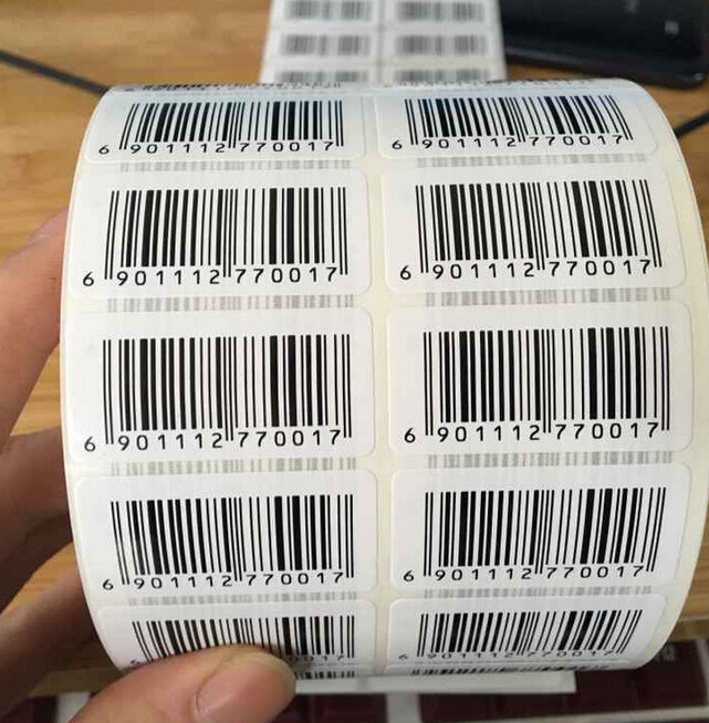 服装标价签 鞋子包码数贴标成分尺码 不干胶标签 条形码贴纸定制