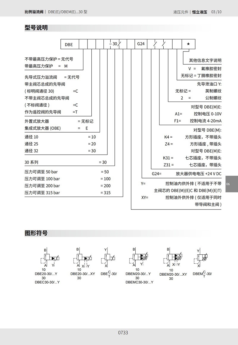 SHLIXIN立新比例阀DBEM10-30/31.5Y DBEM10-30/200Y 100Y 50Y - 图0