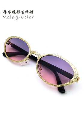 复古猫眼墨镜y2k百搭眼镜女