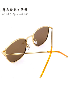 金属复古热卖飞行员墨镜街拍同款