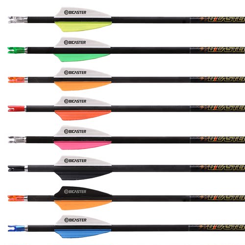 BICASTER贝卡思特4.2碳素箭防爆尾竞技射箭反曲弓碳纤箭胶羽成品 - 图2