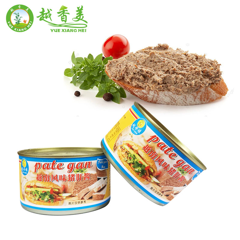 【越香美】猪肝肉酱面包法棍配料越南风味肝酱350gbanh mi pate - 图1