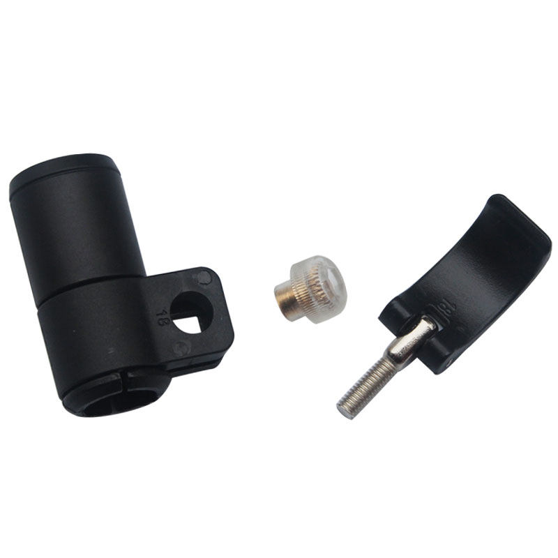 登山杖外锁扣 直柄三节6061铝合金杖7075管塑料材料 通用专用配件