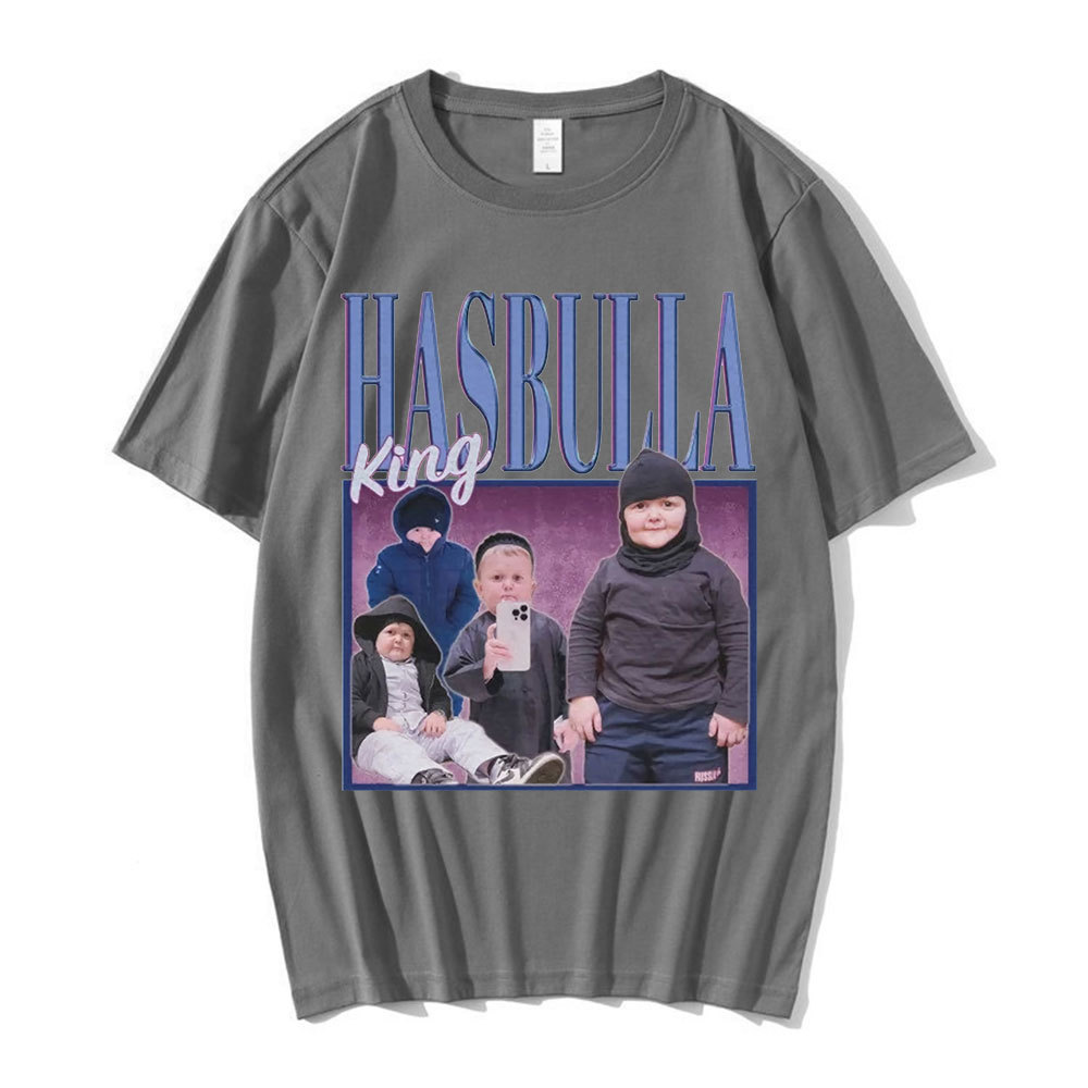 Hasbulla Fighting Meme T Shirt Men Women Mini Khabib Blogger - 图2