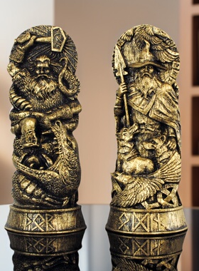 北欧神话众神摆件树脂工艺品摆设