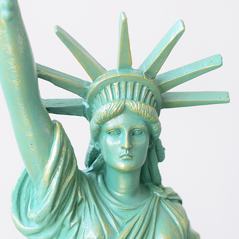 美国纽约自由女神雕像树脂雕塑大尺寸摆件书桌装饰品旅游纪念品 - 图2