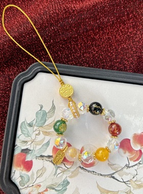 五路财神手机挂件本命年平安指