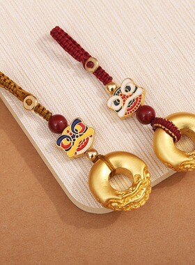 古法貔貅平安扣钥匙扣