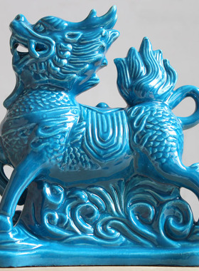 陶瓷祝福客厅书房中式纯手工制作