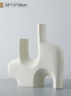 侘寂风软装摆件样板房树脂