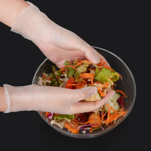 蓝帆医疗一次性手套搞卫生PVC食品加厚家务防护防水厨房洗碗手套 - 图0