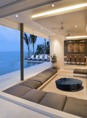 大理石异形轻奢风茶桌抽象摆件