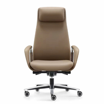 Boss Chair Office Chair Modern Light Lavish Computer Swivel Chair Home Reclining Seat Sub Business President Genuine Leather Large Class Chair