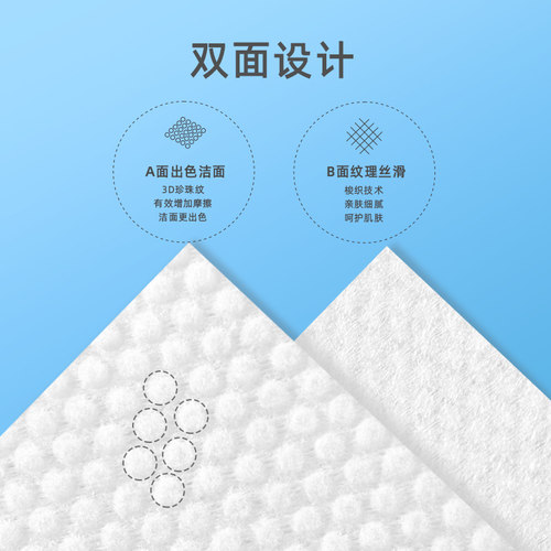 【山姆热销】8包洗脸巾一次性擦脸不掉毛100纯棉洗面洁面巾旗舰店 - 图2