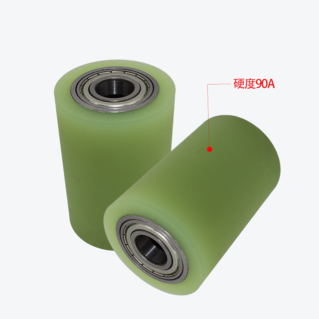 Outer diameter 80 polyurethane encapsulated non-powered roller