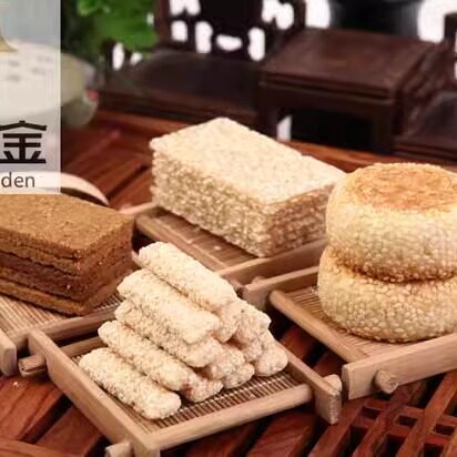 安徽合肥特产徽永祥四大名点660g传统糕点烘糕寸金麻饼白切送长辈 - 图0