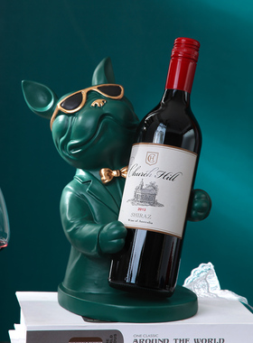 高档创意轻奢风客厅酒柜装饰品