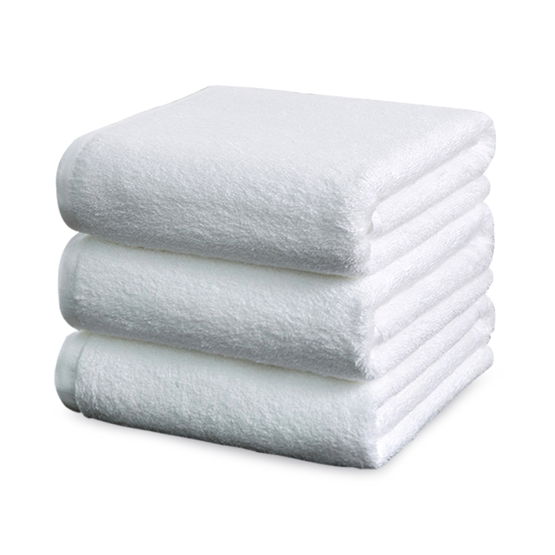 宾馆专用大毛巾白色五星级酒店浴巾纯棉成人男女加厚柔软吸水全棉-图3