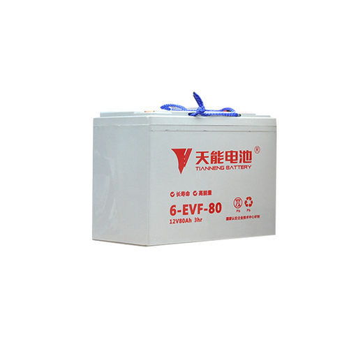 天能6-EVF-100/80 12V100AH80AH电叉车 洗地机 四轮电动汽车电池 - 图2