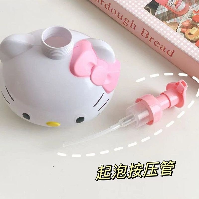 KT猫头起泡瓶手动洗面奶洗手液洗发水泡沫瓶大容量打泡器分装瓶,淘宝优惠券,粉丝福利购,淘宝优惠卷