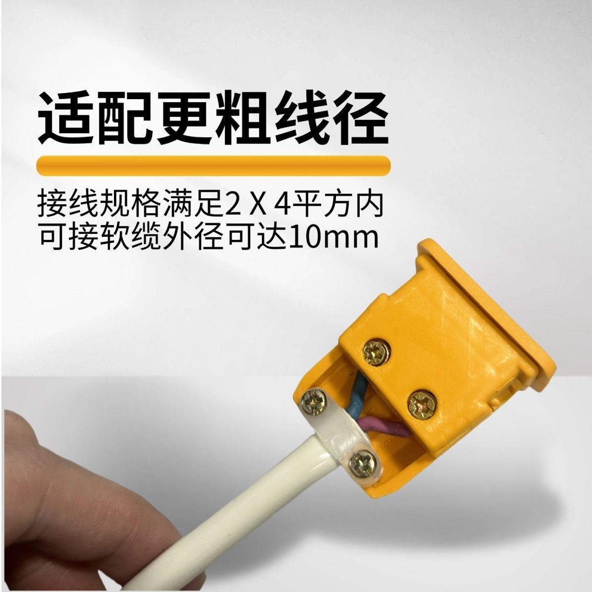 Two-hole pure copper high-power explosion-proof monitoring plug