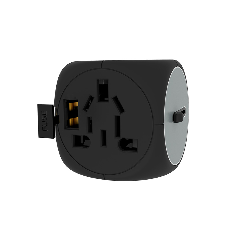 packall国际通用旅行转换插头出国海外美标欧标电器USB便携插头 - 图1
