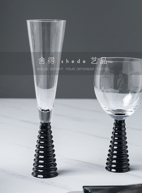 餐盘酒杯餐具水晶垫盘壶摆件套装