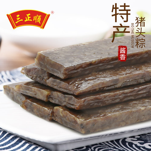 潮汕特产小吃美食即食包装 网红零食 澄海三正顺猪头粽猪肉粽卤味 - 图1