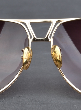 复古飞行员大框防UVB太阳镜显瘦
