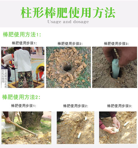 国光棒肥圆柱肥盆景大树古树名木楔形复合肥棒状长效缓释肥料复壮 - 图1