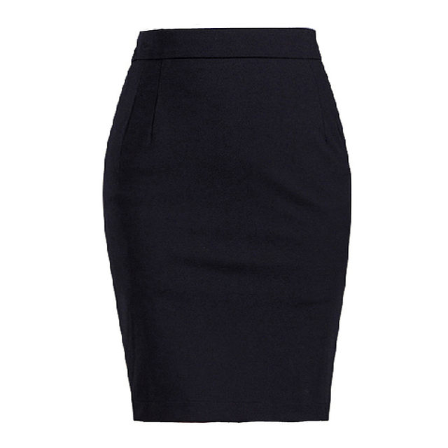 Spring Half length Skirt Women's Mid length Wrapped Hip Skirt Professional Skirt Flight Attendant Interview Black Wrapped Skirt Elastic Work Step Skirt