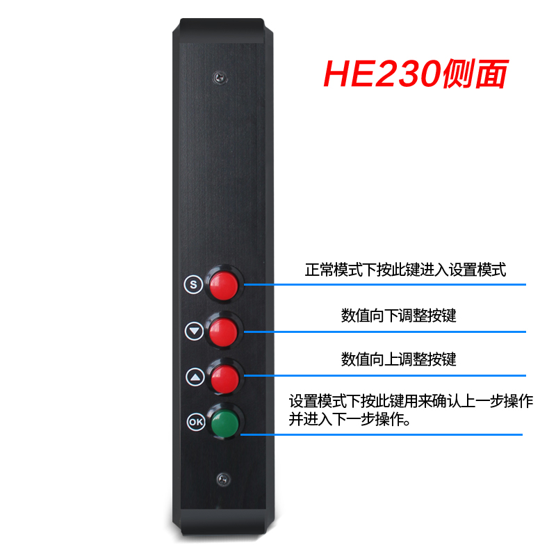 华图HE212A HE218A HE223A HE230A HE240A HE250A HE218B温湿度屏 - 图1