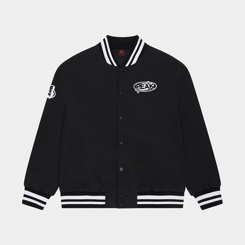 匹克棒球夹克吴磊同款2022秋季男子V领茄克休闲运动外套 F2223181,淘宝优惠券,粉丝福利购,淘宝优惠卷