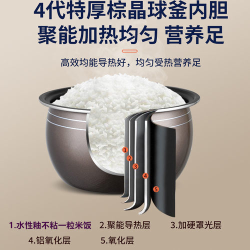 半球正品迷你电饭煲1-2人学生宿舍可用小型煮饭锅3-4家用高端蒸煮 - 图1