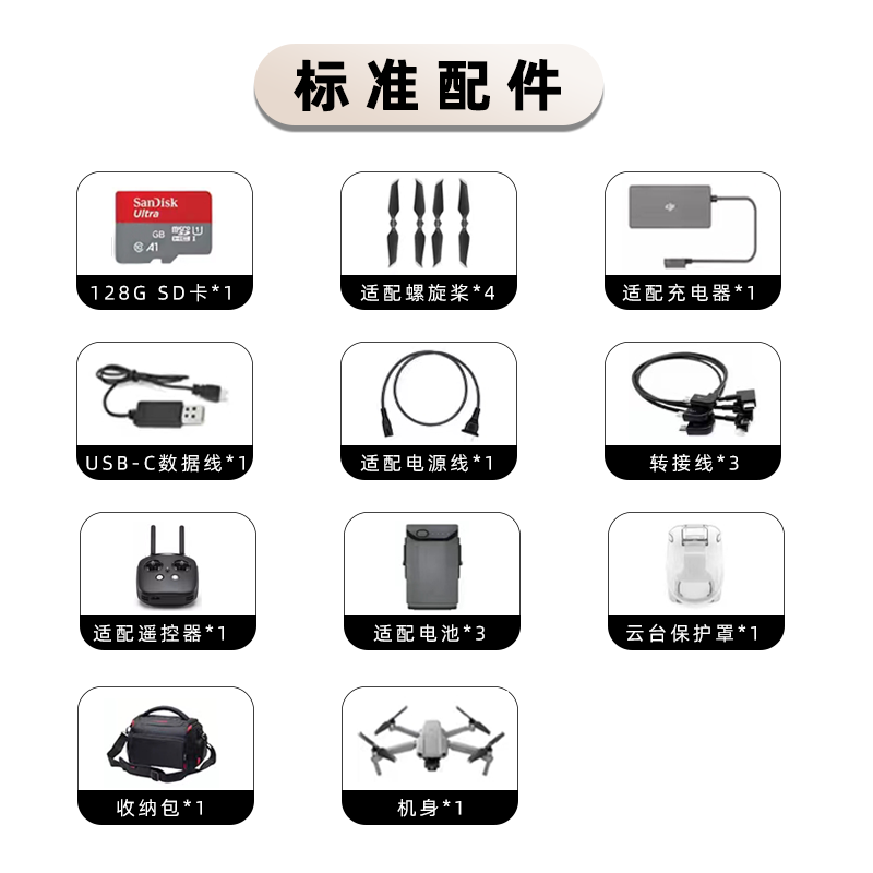 大疆无人机租赁租借mini4/mini3pro御3AIR3高清专业航拍air2s出租-图0