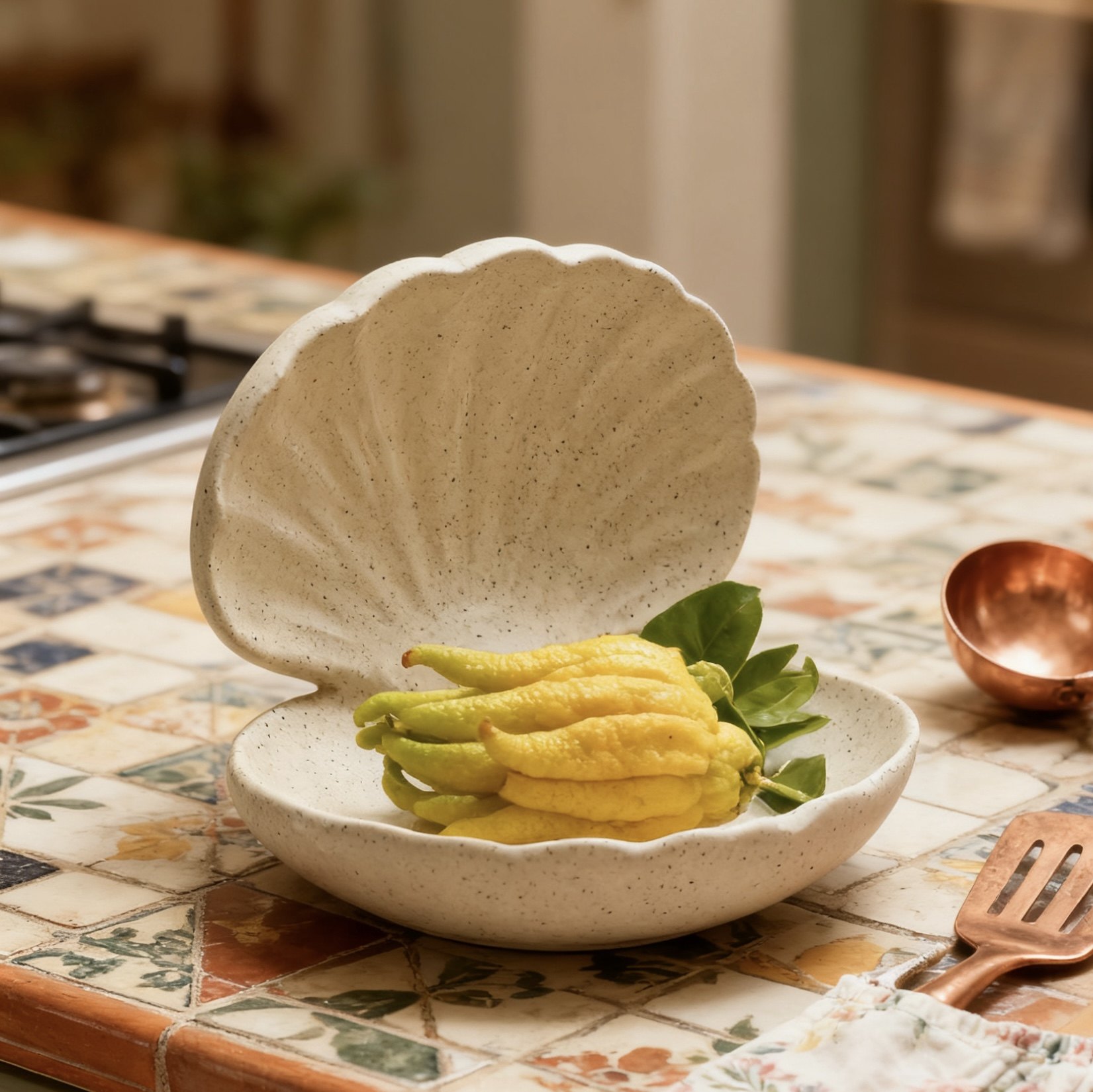 放佛手柑的托盘创意简约陶瓷花瓶专用底座果盘现代简约玄关小装饰,淘宝优惠券,粉丝福利购,淘宝优惠卷