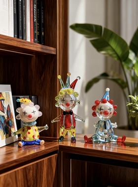 马戏团玩偶汽车小摆件车内饰品办公桌装饰车载现代简约风情绪