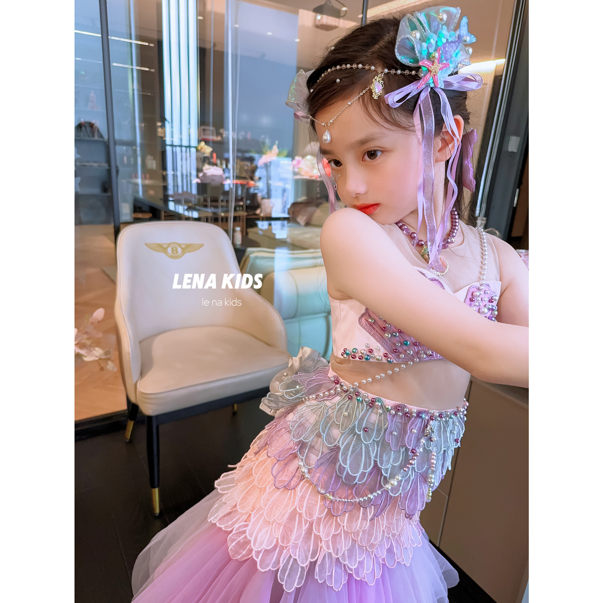 Lenakids 美人鱼气质时髦Lolita配饰24041805 - 图2