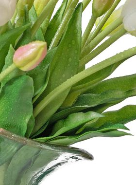 仿真花束软质PU郁金香高档高级感家居装饰假花摆件摄影道具批发