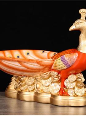 摇钱水摆件七星阵水晶粒