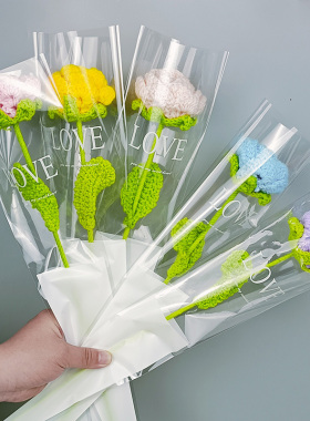 成品现货玫瑰花手工编织花