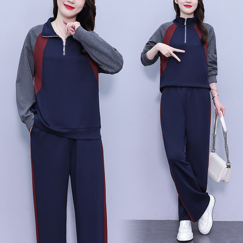 洋气妈妈秋装时尚套装2025新款洋气中老年女装宽松卫衣运动两件套,淘宝优惠券,粉丝福利购,淘宝优惠卷