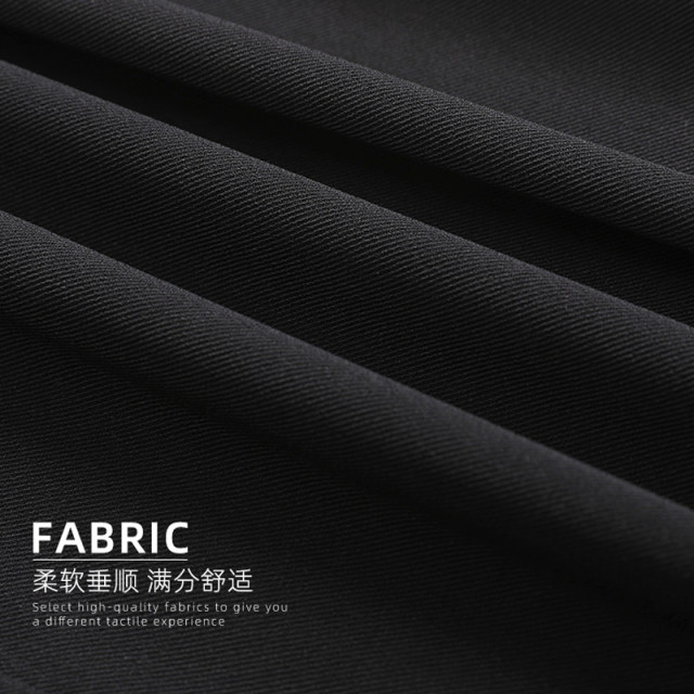 Mid-length hip-covered skirt A-line slit wool skirt