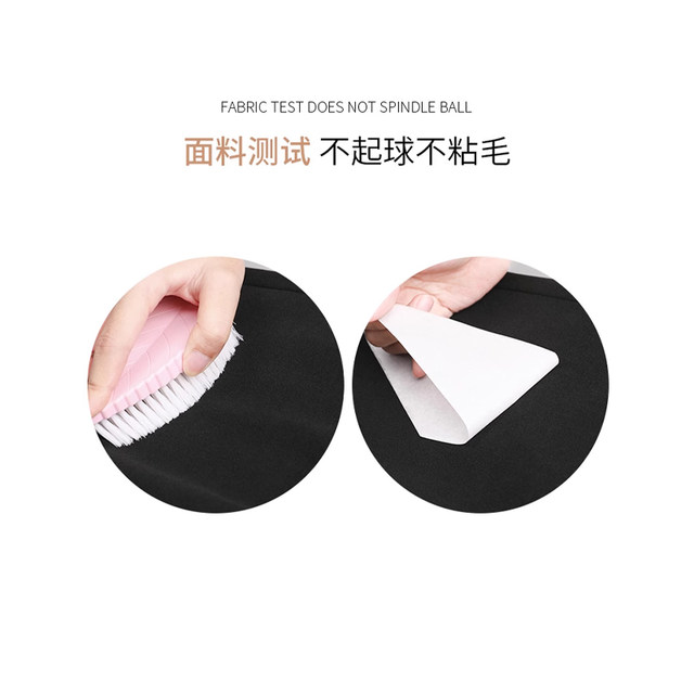 High waisted loose casual black woolen shorts