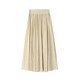Large umbrella skirt white pleated Yamamoto skirt women's summer