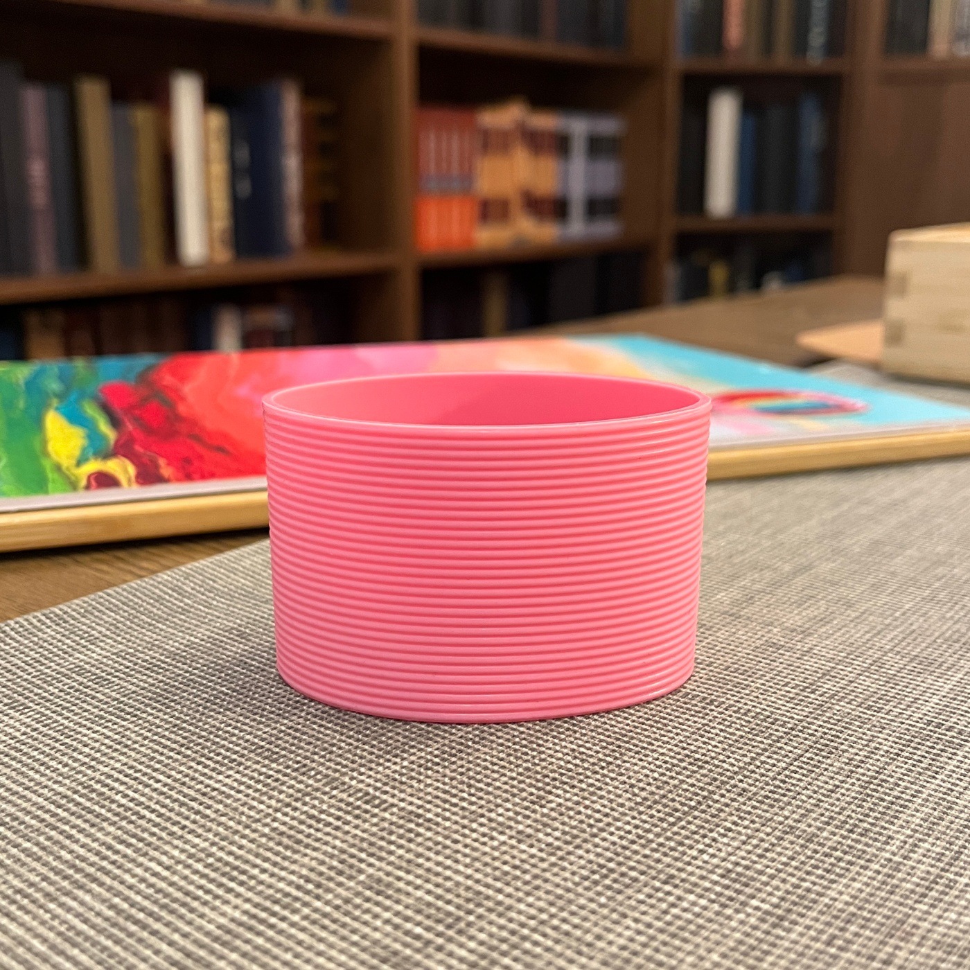 6.5cm7cm硅胶杯套玻璃水杯茶杯隔热防烫手学生办公保温杯防滑套 - 图1